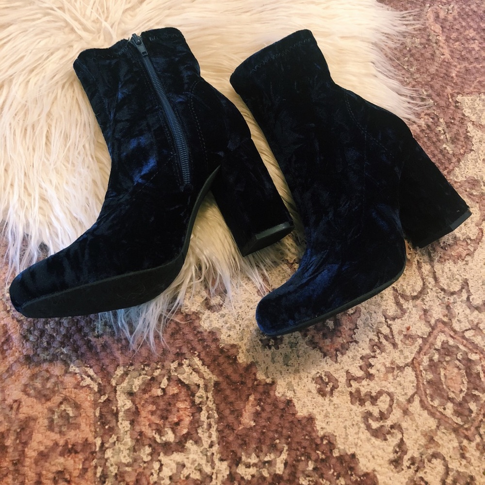 Velvet Booties